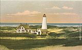 Famous Point Paintings - Great Point Lighthouse, Nantucket, Massachusetts